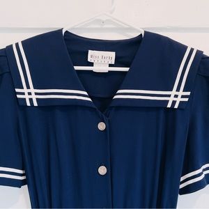 Vintage Nautical Sailor Style Dress by Miss Dorby Petites ⚓️